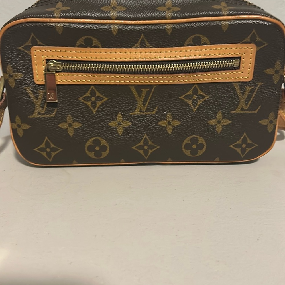 Louis Vuitton Pochette Cite Shoulder Bag Monogram Brown